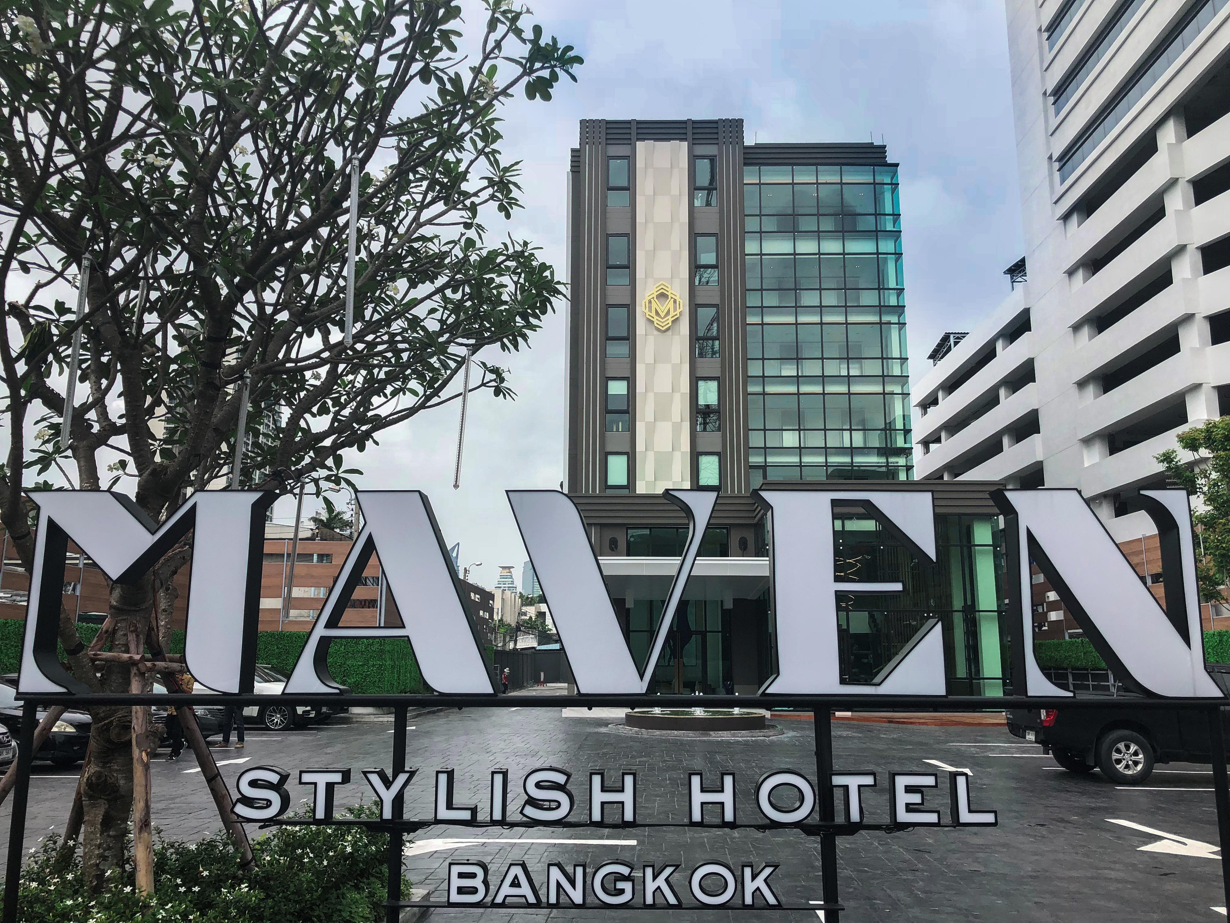 Maven Stylish Hotel Bangkok Kültér fotó